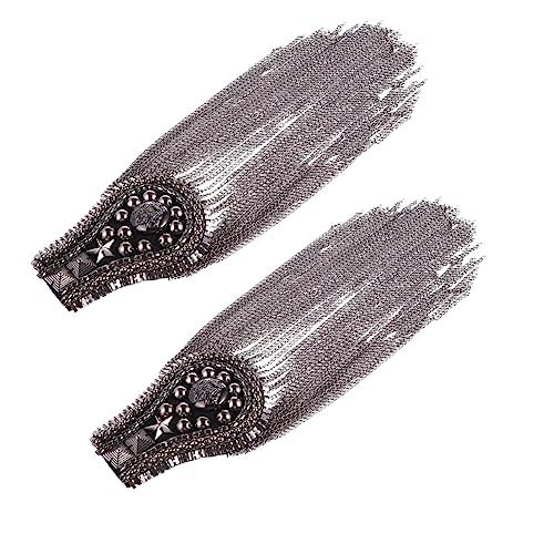 ARTIBETTER 2Stücke Quasten Schulterabzeichen mit Strass Schulterklappen für Anzüge und Accessoires für Herren Vielseitig Einsetzbar von Artibetter