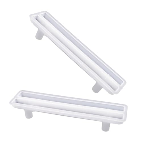 ARTIBETTER 2Stücke Silikonform für Tablettgriffe Dekorative Gießform für DIY Projekte Langlebig und Flexibel für Teetabletts und Obsttabletts Kompatibel mit Harz und Wachs von Artibetter