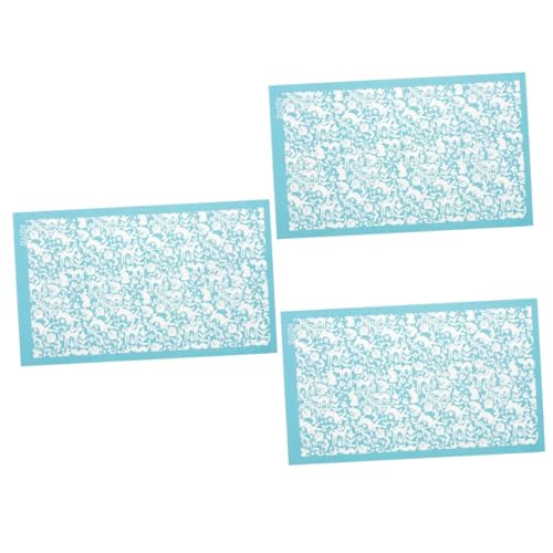 ARTIBETTER 3 Blätter Kaninchentonvorlage Bildschirm Siebdruckschablonen Seide Nummer Schablone Wiederverwendbare Schablonen Mesh-schablone Nylonschablone Polyester Blue ARTIBETTER 3 Blätter Kaninchentonvorlage Bildschirm Siebdruckschablonen Seide Nummer Schablone Wiederverwendbare Schablonen Mesh-schablone Nylonschablone Polyester Blue von Artibetter