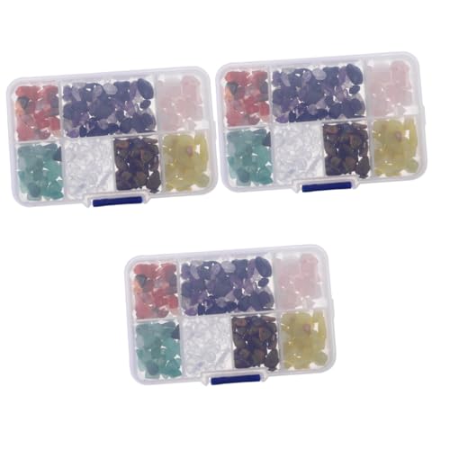 ARTIBETTER 3 Boxen Unregelmäßige Steinperlen Diy Schmuckzubehör für Ohrringe Armbänder und Fach Box mit Natürlichen Heilsteinen Langlebig und Farbecht ARTIBETTER 3 Boxen Unregelmäßige Steinperlen Diy Schmuckzubehör für Ohrringe Armbänder und Fach Box mit Natürlichen Heilsteinen Langlebig und Farbecht von Artibetter