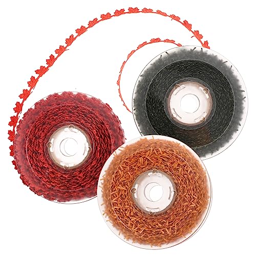 ARTIBETTER 3 Rollen Ahornblatt Muster Geschenkband Dekoband für Diy Bastelprojekte Orange Grün Gold Yards Rolle für Herbstfeiern und Geschenkverpackungen ARTIBETTER 3 Rollen Ahornblatt Muster Geschenkband Dekoband für Diy Bastelprojekte Orange Grün Gold Yards Rolle für Herbstfeiern und Geschenkverpackungen von Artibetter