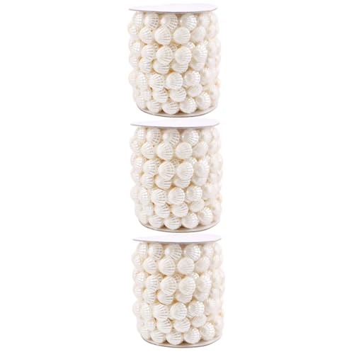 ARTIBETTER 3 Rollen Beaded Curtain Beads Imitationsmuscheln Diy Schmuckzubehör für Fenster und Raumdekoration Langlebig und Farbecht für Projekte und Ästhetische Räume ARTIBETTER 3 Rollen Beaded Curtain Beads Imitationsmuscheln Diy Schmuckzubehör für Fenster und Raumdekoration Langlebig und Farbecht für Projekte und Ästhetische Räume von Artibetter