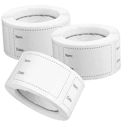 ARTIBETTER 3 Rollen Dateiidentifikationsaufkleber Selbstklebende Gefrieretiketten Kita-etiketten Lebensmitteletiketten Aufkleber Für Glasetiketten Klebrig Essen Kupferplattenaufkleber Weiß ARTIBETTER 3 Rollen Dateiidentifikationsaufkleber Selbstklebende Gefrieretiketten Kita-etiketten Lebensmitteletiketten Aufkleber Für Glasetiketten Klebrig Essen Kupferplattenaufkleber Weiß von Artibetter