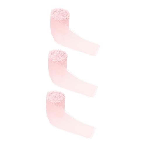ARTIBETTER 3 Rollen Fransenbänder Chiffon für Hochzeitsdekoration Diy Geschenkverpackung Blumensträuße und Party Yards pro Zartem ARTIBETTER 3 Rollen Fransenbänder Chiffon für Hochzeitsdekoration Diy Geschenkverpackung Blumensträuße und Party Yards pro Zartem von Artibetter
