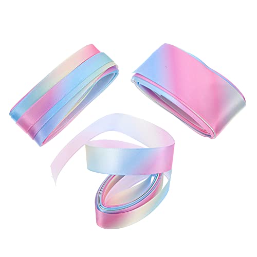 ARTIBETTER 3 Rollen Geschenkband Teiliges Polyester für DIY Geschenkverpackungen Dekoration Bastelarbeiten und Anlässe Vielseitig Einsetzbar von Artibetter