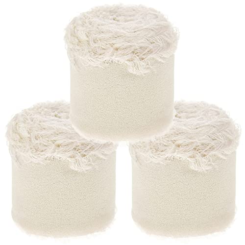 ARTIBETTER 3 Rollen Hochzeitsdekorationsband Bänder für Blumensträuße Party Sackleinenband Schleife seidenband ribbon Festtagsband geschenkeband DIY Bastelband DIY-Bänder Polyester Weiß ARTIBETTER 3 Rollen Hochzeitsdekorationsband Bänder für Blumensträuße Party Sackleinenband Schleife seidenband ribbon Festtagsband geschenkeband DIY Bastelband DIY-Bänder Polyester Weiß von Artibetter