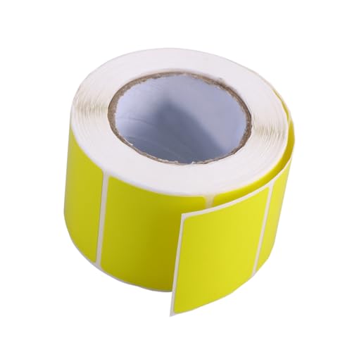 ARTIBETTER 3 Rollen Thermopapier für Drucker pro Rolle Wasser und Ölbeständig Selbstklebend Rot Grün für Versand und Beschriftung von Artibetter