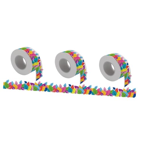 ARTIBETTER 3 Rollen dekorative Aufkleber für Tafeln dekoratives Randdekor ästhetisch Dekoration aufkleber Festival-Bordüre auswechselbare Randleiste PVC selbstklebend ARTIBETTER 3 Rollen dekorative Aufkleber für Tafeln dekoratives Randdekor ästhetisch Dekoration aufkleber Festival-Bordüre auswechselbare Randleiste PVC selbstklebend von Artibetter