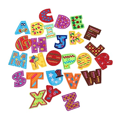 ARTIBETTER 3 Sätze 26 Stoffaufkleber Mit Buchstaben Chenille Flecken Stickerei Flicken Für Kleidung Kleidungspatches Farbenfrohe Sticker Stickaufkleber Charm-stoff-patch Vlies 26 Stück * 3 ARTIBETTER 3 Sätze 26 Stoffaufkleber Mit Buchstaben Chenille Flecken Stickerei Flicken Für Kleidung Kleidungspatches Farbenfrohe Sticker Stickaufkleber Charm-stoff-patch Vlies 26 Stück * 3 von Artibetter