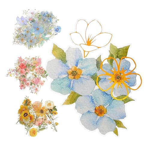 ARTIBETTER 3 Sätze Aufkleber-Set Blumen-Scrapbook-Aufkleber selbstgemachter Aufkleber Album-Aufkleber Buchaufkleber Journal -Aufkleber Blumenaufkleber zum Basteln Plastik Bunt ARTIBETTER 3 Sätze Aufkleber-Set Blumen-Scrapbook-Aufkleber selbstgemachter Aufkleber Album-Aufkleber Buchaufkleber Journal -Aufkleber Blumenaufkleber zum Basteln Plastik Bunt von Artibetter