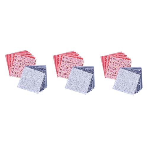 ARTIBETTER 3 Sätze Baumwollblumen -stoffset Stoffquadrate Verschiedene Bastelstoffbündel Quilten Quiltstoff Drucktuch Stoff Nähen Stoff Zum Nähen Selber Machen 14 Stücke * 3 von Artibetter