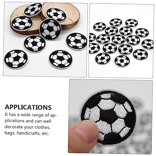 ARTIBETTER 3 Sätze Bestickter Fußball Aufnäher Fußball Stickerei Aufnäher Bestickter Aufnäher Applikation Fußball Aufnäher Jungen Abzeichen Für Stoff Zum Aufbügeln Hot 20 Stück * 3 von Artibetter