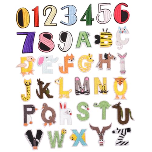 ARTIBETTER 3 Sätze Buchstaben Stoff Aufkleber Alphabet Erwachsene Gestickte Aufnäher Groß Brief Flicken Nähen Stoffaufkleber Stickerei Applikationen Flicken Für Jacken Flecken 36 Stück * 3 von Artibetter