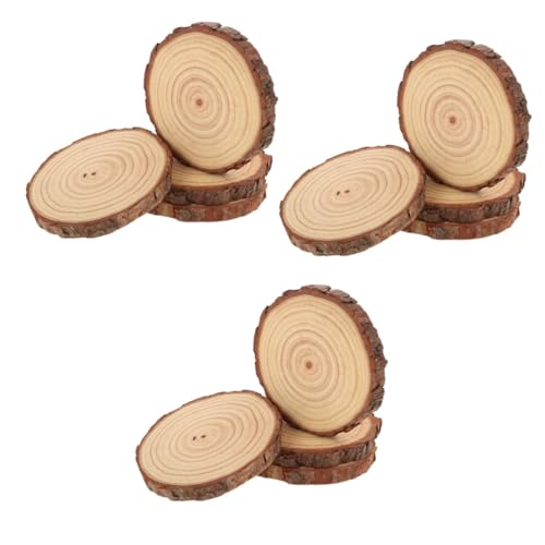 ARTIBETTER 3 Sätze Dekorationen Aus Holzspänen Klare Scheiben Schmucklos Schatz Schmücken Kreis Rezeption Hängend Leerzeichen Diy-ornamente Modern Party Wohnkultur Beige Hölzern 4 Stück * 3 von Artibetter
