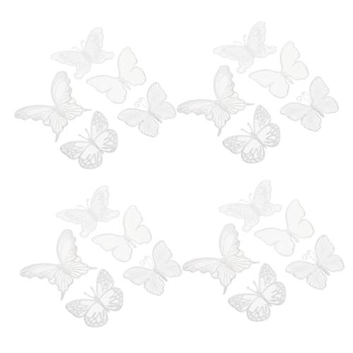 ARTIBETTER 3 Sätze Diy Butterflies Applique Patches Organza Für Hochzeitskleider Stickerei Borten Für Kreative Bastelprojekte Bekleidung Und Dekoration Von Accessoires 50 Stück * 3 von Artibetter