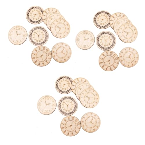 ARTIBETTER 3 Sätze Diy Holzscheiben Uhr Dekoration Runde Holzscheiben Mit Uhrenmuster Für Bastelprojekte Für Familie 8 Stück * 3 ARTIBETTER 3 Sätze Diy Holzscheiben Uhr Dekoration Runde Holzscheiben Mit Uhrenmuster Für Bastelprojekte Für Familie 8 Stück * 3 von Artibetter