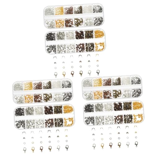 ARTIBETTER 3 Sätze Diy Zubehör Schmuck Herstellung Quetschperlen Karabinerverschlüsse Halskettenschnallen Selber Machen Diy Armbänder Schnallen Metall 782 Stück * 3 ARTIBETTER 3 Sätze Diy Zubehör Schmuck Herstellung Quetschperlen Karabinerverschlüsse Halskettenschnallen Selber Machen Diy Armbänder Schnallen Metall 782 Stück * 3 von Artibetter