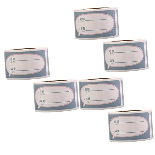 ARTIBETTER 3 Sätze Etiketten Für Milchlagerung Wasserfeste Beschriftungsaufkleber Für Etiketten Pro Rolle Im Set Und Kapazität Beschriftbar Für Kennzeichnung Und Identifikation 2 Rollen * 3 von Artibetter