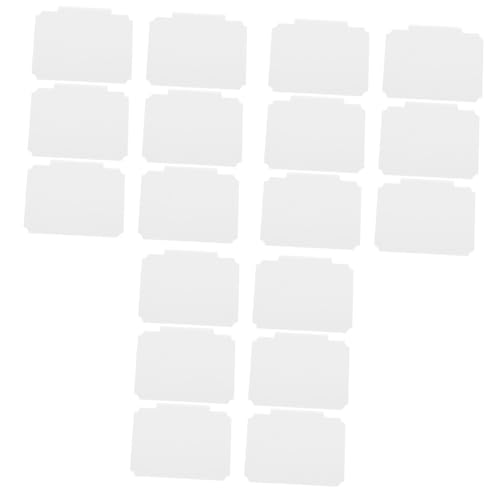 ARTIBETTER 3 Sätze Etikettenhalter Weidenkorbetikett Aufbewahrungsetikettenclips Etikett Für Den Korbbehälter Körbe Einkaufskorb Korb-tags Werbeclip-label Pvc Weiß 8 Stück * 3 ARTIBETTER 3 Sätze Etikettenhalter Weidenkorbetikett Aufbewahrungsetikettenclips Etikett Für Den Korbbehälter Körbe Einkaufskorb Korb-tags Werbeclip-label Pvc Weiß 8 Stück * 3 von Artibetter