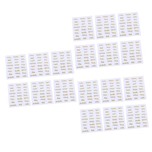 ARTIBETTER 3 Sätze Goldene Buchstabenaufkleber Für Ätherische Öle Selbstklebende Etiketten Für Flaschen Stilvolle Dekoration Und Organisation Für Aromatherapie Und Diy Projekte 6 Blätter * 3 von Artibetter