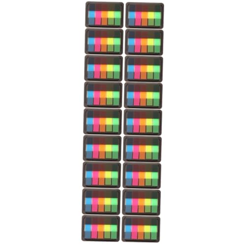ARTIBETTER 3 Sätze Haftnotiz Lektüre Annotieren Mit Neon-seitenmarkierungen Bunt Tab Und Registerkarten Für Buchnotizen Buchregisterkarten Zubehör Zum Lesen Von Büchern Das Haustier 6boxen*3 von Artibetter