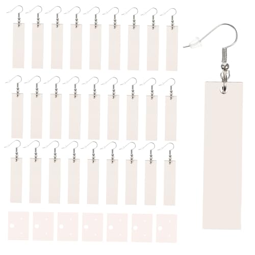 ARTIBETTER 3 Sätze Handmade Sublimation Blank Ohrringe Teiliges für Diy Schmuckherstellung Kreative Dekoration und Geeignet für Hochzeiten und Projekte von Artibetter