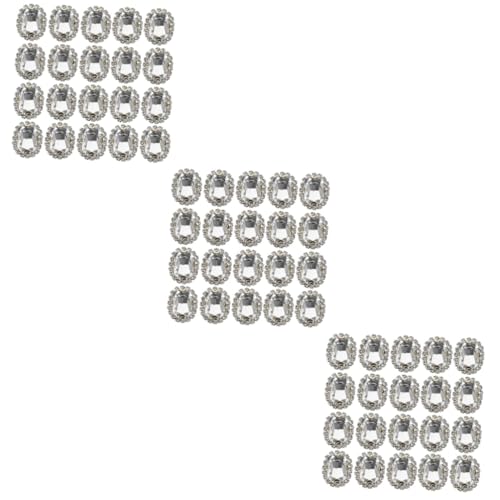 ARTIBETTER 3 Sätze Handnähte -dekorationszubehör Strasssteine ​​aufnähen Edelsteine Nagel Schmuck Stickerei Strasssteine ​​nähen Juwelen Zum Handwerk Klein Glas Weiß 20 Stück * 3 von Artibetter