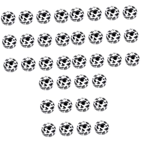 ARTIBETTER 3 Sätze Holzperlen Im Kuhmuster Diy Schmuckzubehör Für Kreative Bastelprojekte Für Armbänder Dekorationen Und 100 Stück * 3 von Artibetter