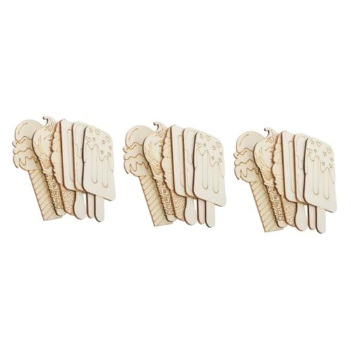 ARTIBETTER 3 Sätze Holzspäne Lackieren Eiscreme -dekoration Süßigkeiten Dekorationen Eisform Und Am Stiel Unfertige Eisscheiben Zapfen Eiscreme Party Unfertiges 30 Stück * 3 ARTIBETTER 3 Sätze Holzspäne Lackieren Eiscreme -dekoration Süßigkeiten Dekorationen Eisform Und Am Stiel Unfertige Eisscheiben Zapfen Eiscreme Party Unfertiges 30 Stück * 3 von Artibetter