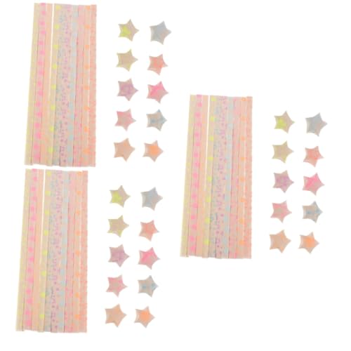 ARTIBETTER 3 Sätze Ich Wünsche Stern Origami Origami-papier -papierstreifen Sternenpapier Falten Faltsternpapierstreifen Sterne Origami Papierstreifen 180 Stück * 3 von Artibetter