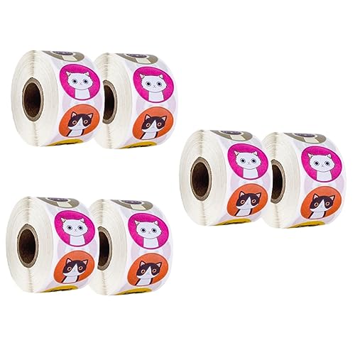ARTIBETTER 3 Sätze Kätzchen Aufkleber Katzenetikettenaufkleber Aufkleber Mit Katzenmuster Katzenmarken-aufkleber Katze Aufkleber Hallo Schild Kupferplattenaufkleber 2 Rollen * 3 ARTIBETTER 3 Sätze Kätzchen Aufkleber Katzenetikettenaufkleber Aufkleber Mit Katzenmuster Katzenmarken-aufkleber Katze Aufkleber Hallo Schild Kupferplattenaufkleber 2 Rollen * 3 von Artibetter