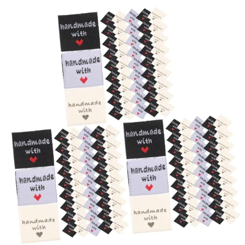ARTIBETTER 3 Sätze Kleidung Kragenetiketten Diy Nählabel Für Kleidung Faltbare Stoffetiketten Farben Praktische Etiketten Für Kreative Nähprojekte 150 Stück * 3 von Artibetter