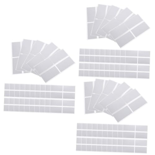ARTIBETTER 3 Sätze Kratzkarte Für Aufkleber Klebrig Selbstklebende Etiketten Streifen Gelb Vinyl Kratzen Entfernbare Etiketten Spachtelmasse Für Schränke Papier Silber 50 Stück * 3 von Artibetter