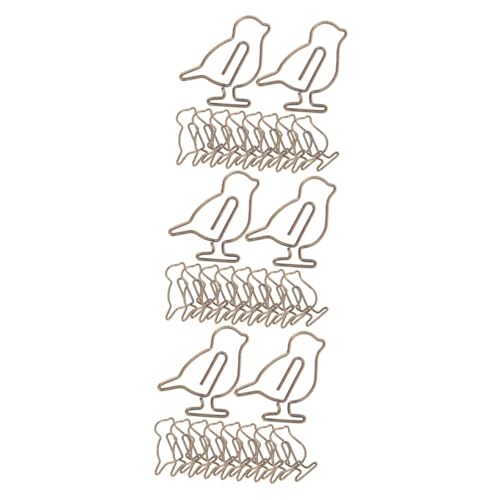 ARTIBETTER 3 Sätze Kreative Büroklammern Im Design Eines Antiken Einzigartige Metall Papierclips Für Dokumente Bürobedarf Und Notizen Für Zuhause Büro 20 Stück * 3 von Artibetter