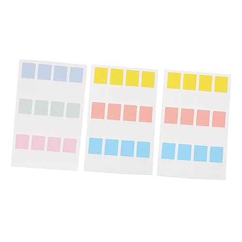 ARTIBETTER 3 Sätze Kreative Haftnotizen Set Beschreibbare Index Sticker Wiederverwendbare Etiketten für Schüler für Notizen Planer und Bücher von Artibetter