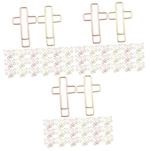 ARTIBETTER 3 Sätze Kreuzclip Blau Ö Lustige Papierclips Kreuz-büroklammern Für Geformte Büroklammern Einladung Gold Büro Büroklammern Kreuz Büroklammern Kreuzen Mini Klein Eisen 100 Stück * 3 von Artibetter