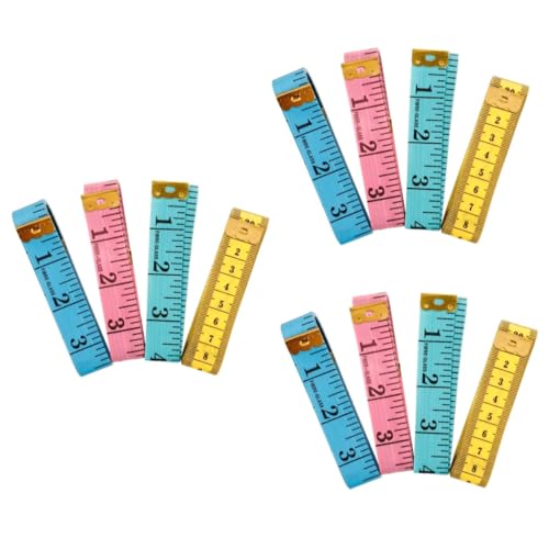ARTIBETTER 3 Sätze Leichte Maßbänder Maßband Körper Stoffband Stoffmessband Messen Nähband Bequemes Maßband Messwerkzeug Maßband Aus Stoff Pvc-kunststoff 4 Stück * 3 ARTIBETTER 3 Sätze Leichte Maßbänder Maßband Körper Stoffband Stoffmessband Messen Nähband Bequemes Maßband Messwerkzeug Maßband Aus Stoff Pvc-kunststoff 4 Stück * 3 von Artibetter