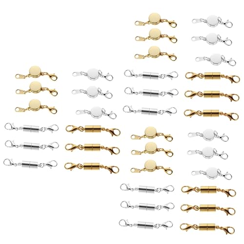 ARTIBETTER 3 Sätze Magnetverschluss Für Schmuck Starke Haltekraft Für Diy Und Armbänder Einfach Zu Verbinden Für Schmuckprojekte Geeignet 12 Stück * 3 von Artibetter