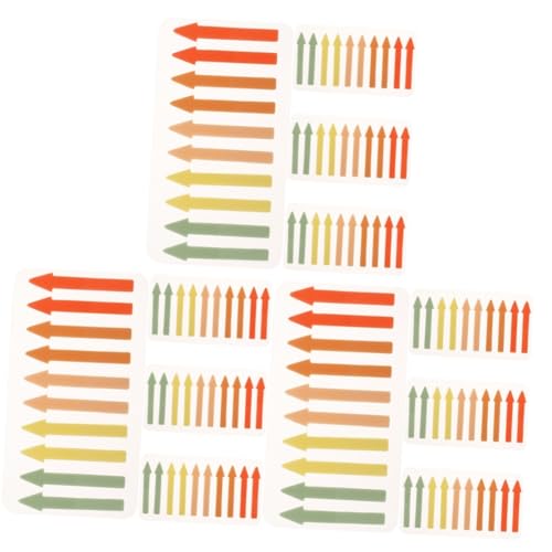 ARTIBETTER 3 Sätze Marker Haftnotizen Textmarker Tragbare Textmarkerstreifen Leseaufkleber Lesestreifen Für Den Haushalt Index Tabs Professionelle Textmarkerstreifen 4 Blätter * 3 von Artibetter