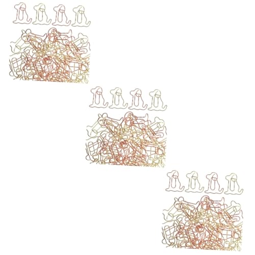 ARTIBETTER 3 Sätze Mehrfarbige Lesezeichen Kleine Clips Bunt Dackel Geformt Hund Papier Haustier Schreibwaren Tier-büroklammer Schulsachen Büroklammern Rostfreier Stahl 50 Stück * 3 von Artibetter