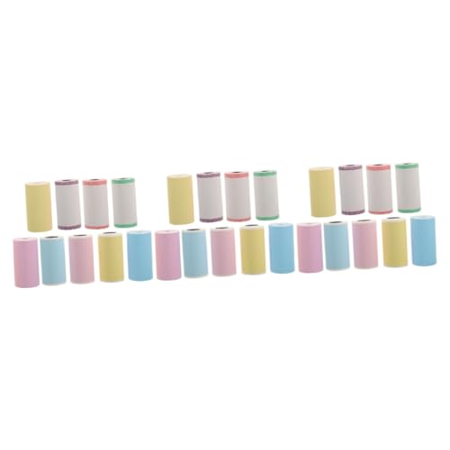 ARTIBETTER 3 Sätze Mini Thermodrucker Aufkleberpapier Selbstklebende Für Thermodrucker Und Ölbeständig Für Organisation Und Beschriftung 9 Rollen * 3 von Artibetter