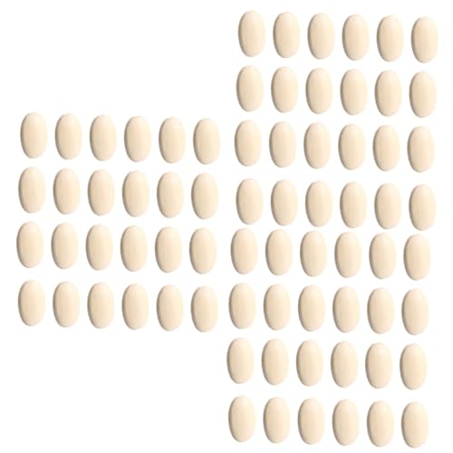ARTIBETTER 3 Sätze Oblate Holzperlen Solid Color Unbehandelte Diy Bastelperlen Für Kreative Schmuckaccessoires Und Heimdekorationen Für Bastelprojekte Und 30 Stück * 3 von Artibetter
