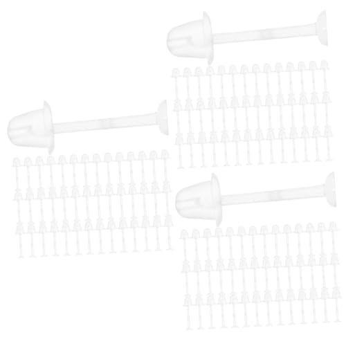 ARTIBETTER 3 Sätze Ohrringe Stoppers Transparente Ohrstecker Für Diy Unsichtbare Ohrstecker Für Schule Basen Praktische Ohrring Verschlüsse Für Schmuckherstellung 300 Stück * 3 von Artibetter