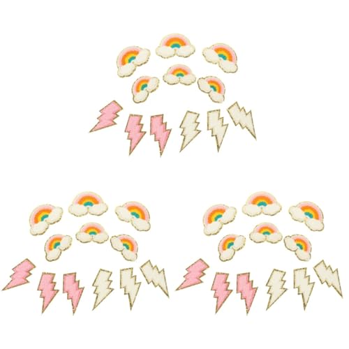 ARTIBETTER 3 Sätze Regenbogen Patch Dekorativer Näh Patch Cartoon Kleider Applikation Stick Applikation Kleidungs Patches Gestickte Dekoration Für Flash Stoff Stil Neon 12 Stück * 3 ARTIBETTER 3 Sätze Regenbogen Patch Dekorativer Näh Patch Cartoon Kleider Applikation Stick Applikation Kleidungs Patches Gestickte Dekoration Für Flash Stoff Stil Neon 12 Stück * 3 von Artibetter