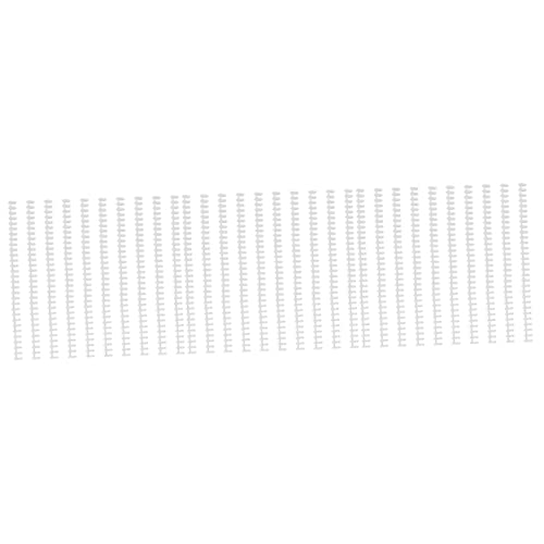 ARTIBETTER 3 Sätze Runde Loch Binde Planerordner Zubehör Für Bindemaschinen Spiralblock Ersatzteile Aktenmappe Notizbuch Mit Ringbindung Loseblatt-notizbuchring Plastik Weiß 10 Stück * 3 von Artibetter