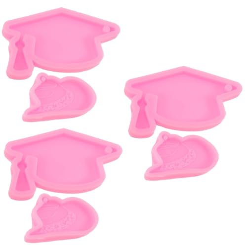 ARTIBETTER 3 Sätze Schlüsselbundformen Für Epoxidharz Hut-anhänger Grad Zubehör Kappe Schlüsselanhänger Lustig Herstellung Schlüsselanhänger Süß Diy Bastelform Kieselgel Rosa 2 Stücke * 3 ARTIBETTER 3 Sätze Schlüsselbundformen Für Epoxidharz Hut-anhänger Grad Zubehör Kappe Schlüsselanhänger Lustig Herstellung Schlüsselanhänger Süß Diy Bastelform Kieselgel Rosa 2 Stücke * 3 von Artibetter
