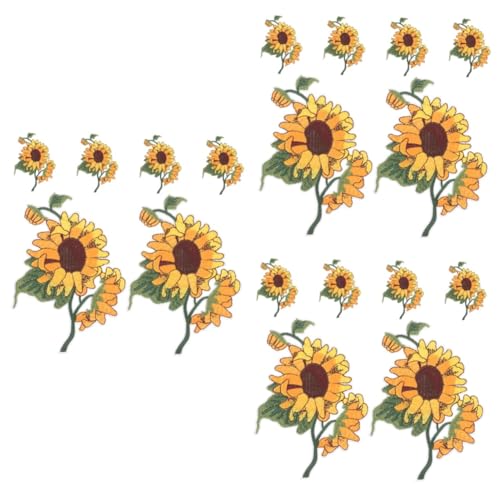 ARTIBETTER 3 Sätze Sonnenblumen Tuch Aufkleber Blumenapplikationen Applikationen Blumen Nähen Dekorativ Für Patch Süße Stickereiflecken Süßer Fleck Vlies Yellow 6 Stück * 3 von Artibetter