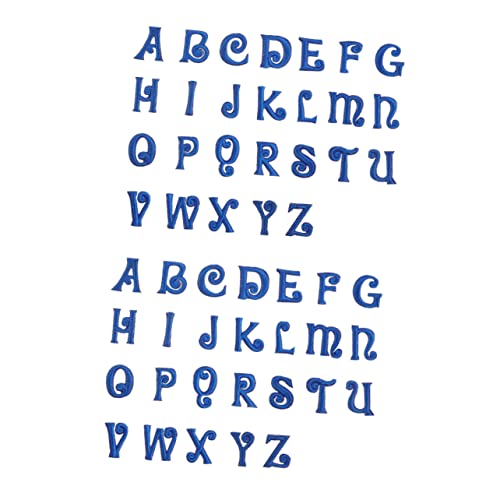 ARTIBETTER 3 Sätze Stoffaufnäher Mit Buchstabenstickerei Buchstaben Aus Stoff Flicken Für Bekleidung Die Alphabet Sticker Buchstabenaufkleber Dekorative Patches Flecken-aufkleber 52 Stück * 3 von Artibetter