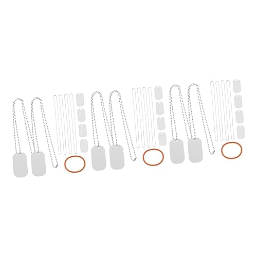 ARTIBETTER 3 Sätze Sublimations Rohlinge für Hundemarken und Schlüsselanhänger Metallplatten Ketten Hitzebeständiges Klebeband Diy Anhänger für Haustiere und Projekte ARTIBETTER 3 Sätze Sublimations Rohlinge für Hundemarken und Schlüsselanhänger Metallplatten Ketten Hitzebeständiges Klebeband Diy Anhänger für Haustiere und Projekte von Artibetter