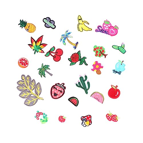 ARTIBETTER 3 Sätze Teiliges Cartoon Pflanzen Und Früchte Applikationen Für Jeans Und Taschen Bestickte Flicken Zum Aufbügeln Für Diy Projekte Und Gestaltung 24 Stück * 3 ARTIBETTER 3 Sätze Teiliges Cartoon Pflanzen Und Früchte Applikationen Für Jeans Und Taschen Bestickte Flicken Zum Aufbügeln Für Diy Projekte Und Gestaltung 24 Stück * 3 von Artibetter